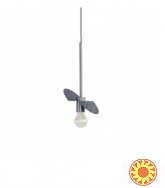 Потолочный подвесной светильник Atma Light серии Bird P170 BrushSteel