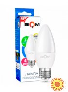 Светодиодная лампа BIOM 4W E27 3000K C37 (Свеча) BT-547