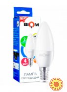 Светодиодная лампа BIOM 4W E14 4500K C37 (Свеча) BT-550