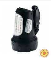 Фонарь поисковый STERN аккумуляторный 15LED + 25W галоген