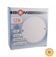 Светильник светодиодный ЖКХ BIOM MPL-R12-6 12Вт 6000К круг