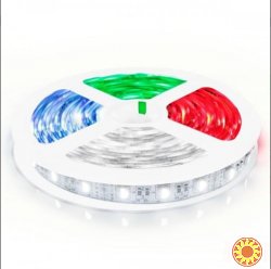 LED лента BIOM G.2 SMD5050-60 12V IP20 Премиум RGB+W 1м