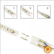 LED лента SMD5730-120 220V IP68 Стандарт БЕЛАЯ