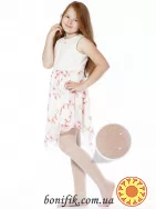 Капронові білі колготки для дівчаток з малюнком ELIZA 20 DEN (model 4)