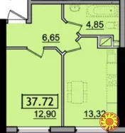 Продам однокімнатну квартиру вул.Сахарова.