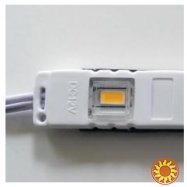 LED модуль SMD5630 1.5Вт 6500K 12В IP65 с линзой