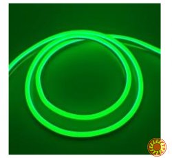 LED Neon BIOM 2835-120 12V IP68 8x16 Стандарт Зелёный