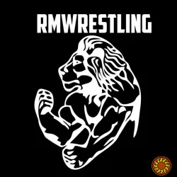 Наклейка на авто Лев rmwrestling Белая