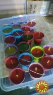Восковая свеча, воскові свічки, декоративні свічки, декоративные свечи