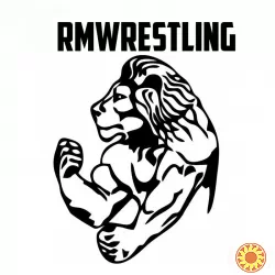 Наклейка на авто-мото Лев rmwrestling Чёрная