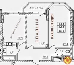 Продам 2-кімнатну квартиру в Одесі, Малинівський район.