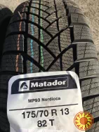 Шины 175/70R13 MP93 Nordicca Matador (Румыния) зимние - НОВЫЕ