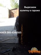 Калитка в воротах гаража. Киев