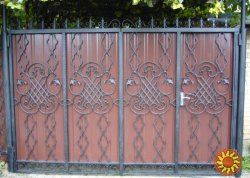Металлические ворота, металлические вороты, ворота распашные металлические