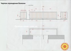 Ограждение металлическое на балкон