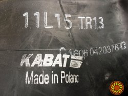 авто камера 11L15 * 300-15 Kabat (Польша) под шину 11L-15 - НОВЫЕ