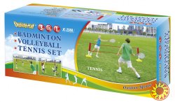 Набор 3 в 1 для бадминтона, волейбола и тенниса Outdoor-Play JC-238A