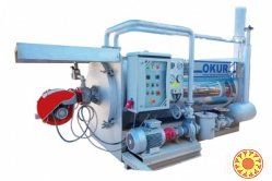 Нагреватель жидкого теплоносителя KYK-1000 (Комбинированная горелка) OKUR, Турция