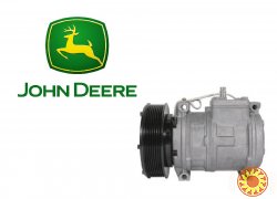 Компрессор кондиционера John Deere 10PA15C 124mm PV8