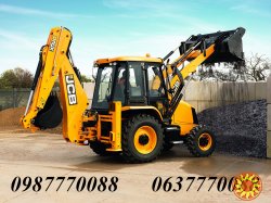 Аренда экскаватора – погрузчика JCB 3cx, TEREX + гидромолот