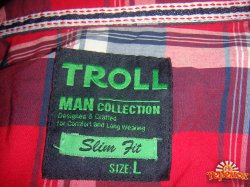 Мужская рубашка Troll