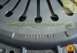 Корзина сцепления Scania 430мм 1327022, 1327023 СКАНИЯ нажимной диск 1373275, 1393185
