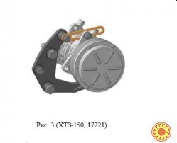 Кронштейн компрессора кондиционера трактора ХТЗ-150 17221 с двигателем ЯМЗ 236-238
