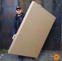 Большие картонные коробки для картины на заказ #packing paintings