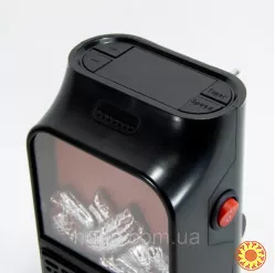 Портативний обігрівач з LCD екраном 900Вт, Flame Heater / Електрообігрівач міні камін.