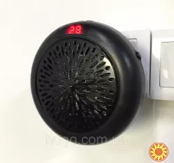 Обігрівач у розетку 900W з терморегулятором і таймером, Warm air blower / Портативний міні обігрівач.