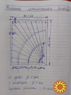 Решетка металлическая белого цвета
