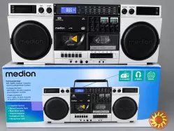Продам магнітолу MEDION Life® P66538 Retro Ghetto Blaster, абсолютно новий!