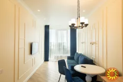 1-комнатная 54 кв.м в ЖК GREENWOOD. Дизайнерский ремонт. Вид на море. ЖК Гринвуд