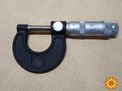Микрометр механический МК-25, новый, СССР