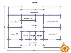 Купити зруб 310 м²