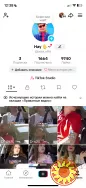 TikTok аккаунт, 1.6K подписчиков, 975K просмотров