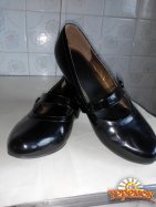 Туфли лаковые черные