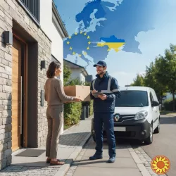 Доставка з України в Європу на адрес (до дверей)