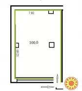 Оренда Н/Ф 1 поверх фасад 100 кв (можливий поділ) ст. метро Чернігівська