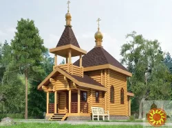 Дерев'яна церква: проєкт та будівництво
