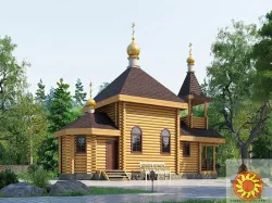 Дерев'яна церква: проєкт та будівництво