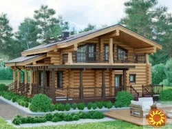 Будинок з мансардою купити: зруб 139 м²