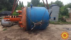 Нержавеющий реактор с встроенным змеевиком 5 м3, сборник, емкость.