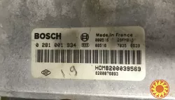 Бу блок управления двигателем Renault 0281001934, 8200039569, 8200076093
