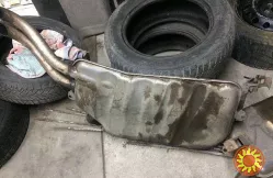 Б/у глушитель Renault Laguna 2, 8200118533, 8200414648