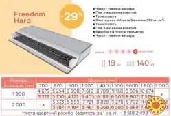 Матрац Freedom Bonnel бюджетний, для дому, дачі, оренди житла! -29%!