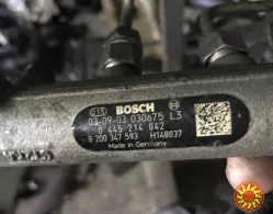 Б/у рейка топливная Renault 2.2-2.5 dci, 8200347593, 0445214042,
