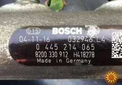 Б/у топливная рейка Renault, 1.9dci, 8200330912, Bosch 0445214065,