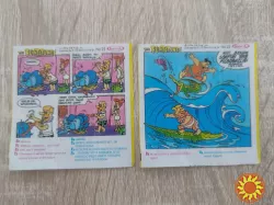 Вкладыши Kent The Flintstones №22 и №23 (1994), оригинал