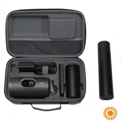 JMGO PicoPlay+ Pack J61-7K4, портативний смарт-проектор Full HD 1080p, 450 ISO люмен, Google TV, акумуляторний штатив 20000 мАг